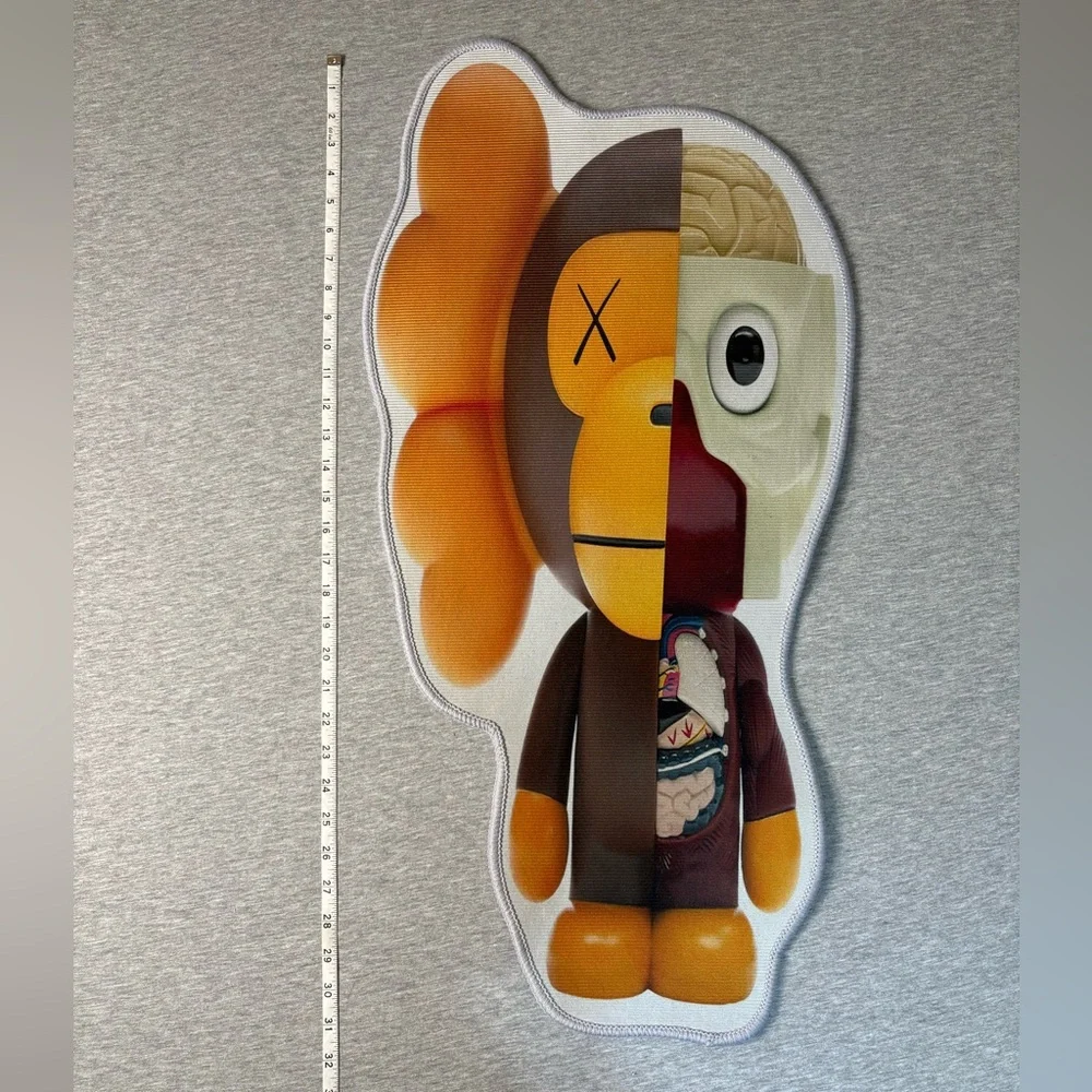 KAWS x BAPE Dissected Baby Milo Rug